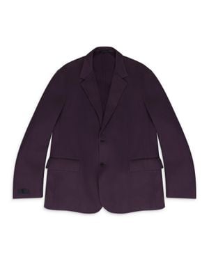 Lanvin Padded Single Breast Jacket - Blue