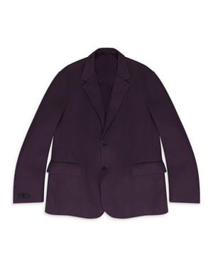 Lanvin Padded Single Breast Jacket - Blue