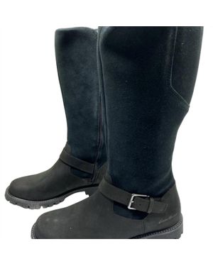 Eddie Bauer Magnolia Side-Zip Buckle Ankle Boots - Blue