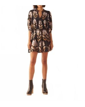 Omika Wren Mini Dress - Black