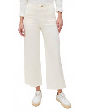 PAIGE Anessa Utility Jeans - White