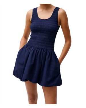 Pistola Ilona Bubble Hem Dress - Blue