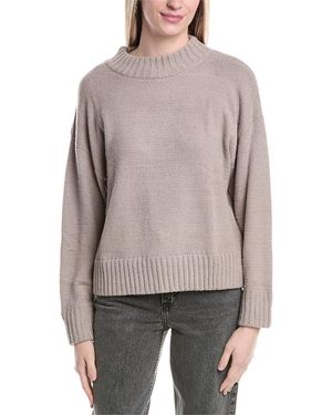LaBiz Soft Fuzzy Sweater - Gray