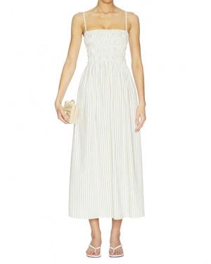 Pistola Bianca Midi Dress - White