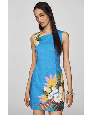 Hutch Janesta Sleeveless Sheath Mini Dress - Blue