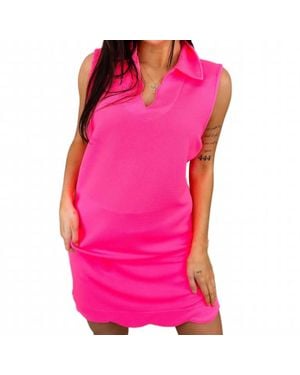 Jess Lea Sunshine Feels High-Rise Skort Set - Pink