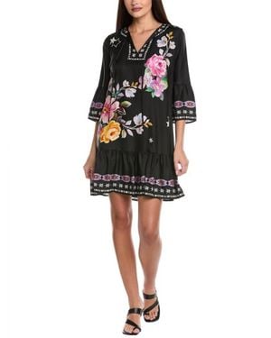 Johnny Was Hailee Mini Dress - Black