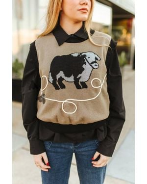 2FlyCo Bull Nettle Sweater Vest - Gray