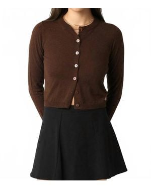 Olivaceous Rhodes Knit Cardigan - Brown