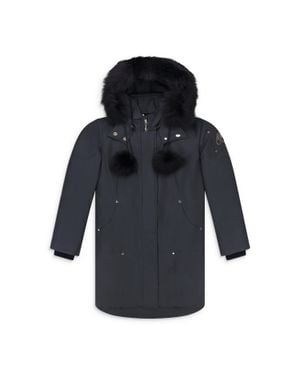 Moose Knuckles Granite/ Stirling Parka Jacket - Blue