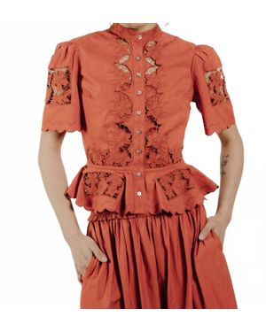 LOVE THE LABEL Elizabeth Top - Red