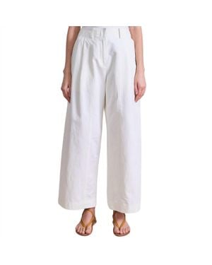 Apiece Apart Cropped Cybil Trouser - White
