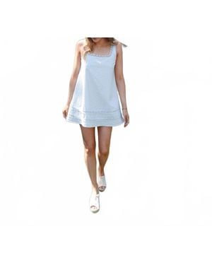 Sky To Moon Vintage Sky Mini Dress - Blue