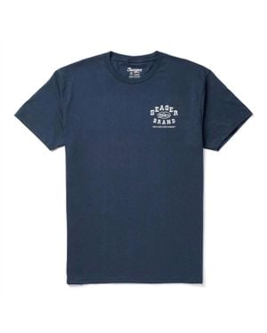 Seager Co. Saloon Tee - Blue