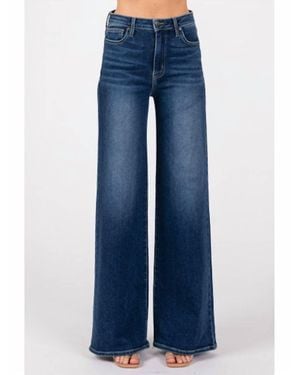 Letter to Juliet Workman Place Wide Leg Jeans - Blue