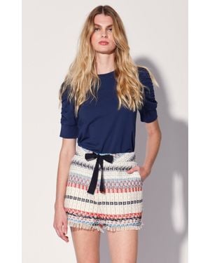 Walter Baker Jackie Short, Sailing Tweed - Blue