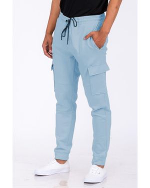 TRUEDAMES Cargo Jogger Sweats - Blue