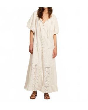 Auguste Alannah Embroidered Maxi Dress - Natural