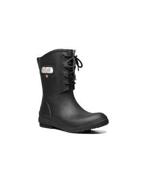 Bogs Plush Lined Amanda Boots - Black