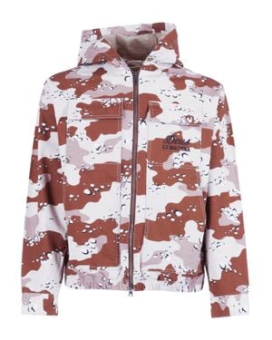 Deus Ex Machina Venice Sign Jacket Camo - Red