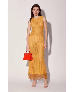 Walter Baker Paula Dress, Havana Crochet Marigold - Orange