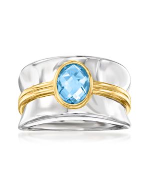 Ross-Simons Swiss Topaz Ring - Metallic
