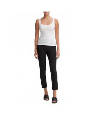 Vince Stitch Front Seam Ponte Legging - Black