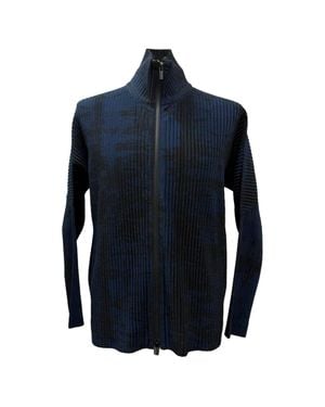 Issey Miyake Zipped Jacket - Blue