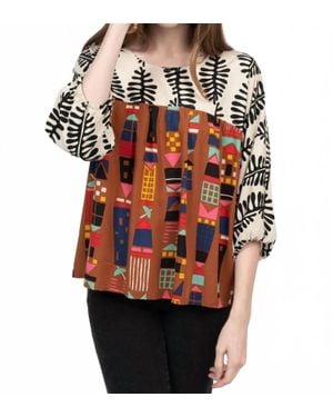 Ivy Jane City Scape Top - Multicolor