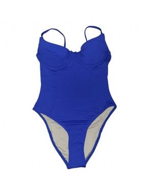 WeWoreWhat Underwire One Piece Swimsuit - Blue
