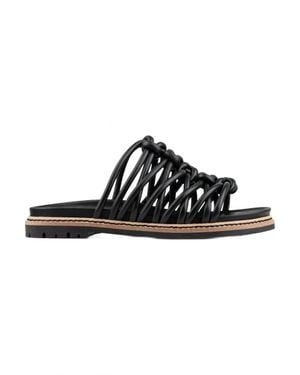 Donald J Pliner Loni Strappy Slide Sandals - Black