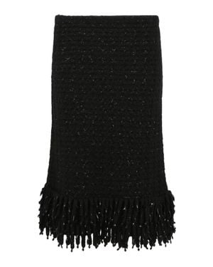 Valentino Sequin Embellished Knee-Length Skirt - Black