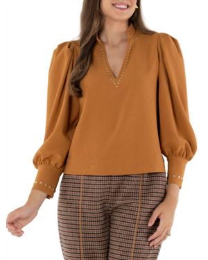 Emily Mccarthy Hampton Top - Brown