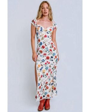 Show Me Your Mumu Nicola Maxi Dress - White