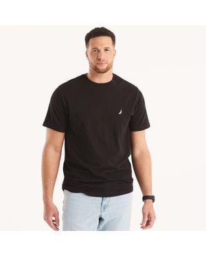 Nautica Big & Tall Crewneck T-Shirt - Black