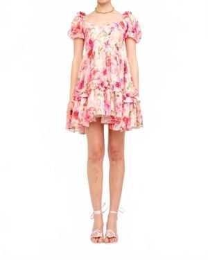 SOFIA The Label Rosie Floral Dress - Red