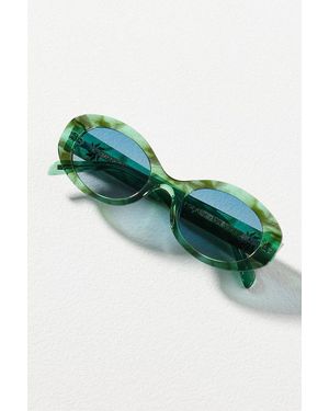 I-SEA Oval Celandine Sunglasses - Brown