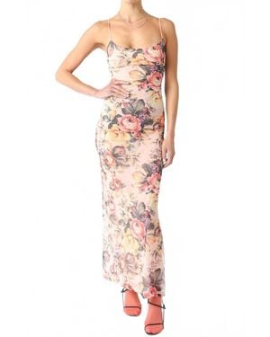 Olivaceous Fiona Floral Dress - Pink