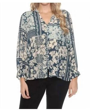 Johnny Was Joasie Blouse - Gray