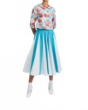 BATSHEVA Freya Skirt - Blue