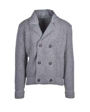Kangra Double-Breasted Jacket - Gray