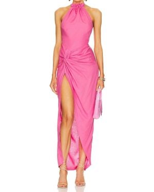 OW Collection Isla Open Back Dress - Pink