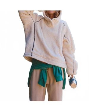 Free People Free Flow Fleece Hoodie - Multicolor