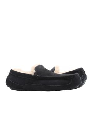 UGG Australia Ascot Moccasin True Slippers 1101110-Tnvy - Black