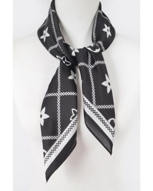Fashnzfab Multi Print Bandana - Black