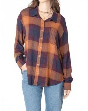 Dex Aria Plaid Button Down - Multicolor