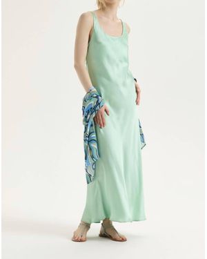 Maliparmi Mint Slip Dress - Green