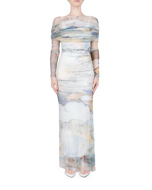 Christopher Esber Veiled Dress - White
