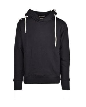 Craig Green Lace-Up Organic Cotton Hoodie - Black