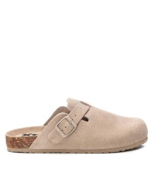 Xti Suede Clogs - Natural